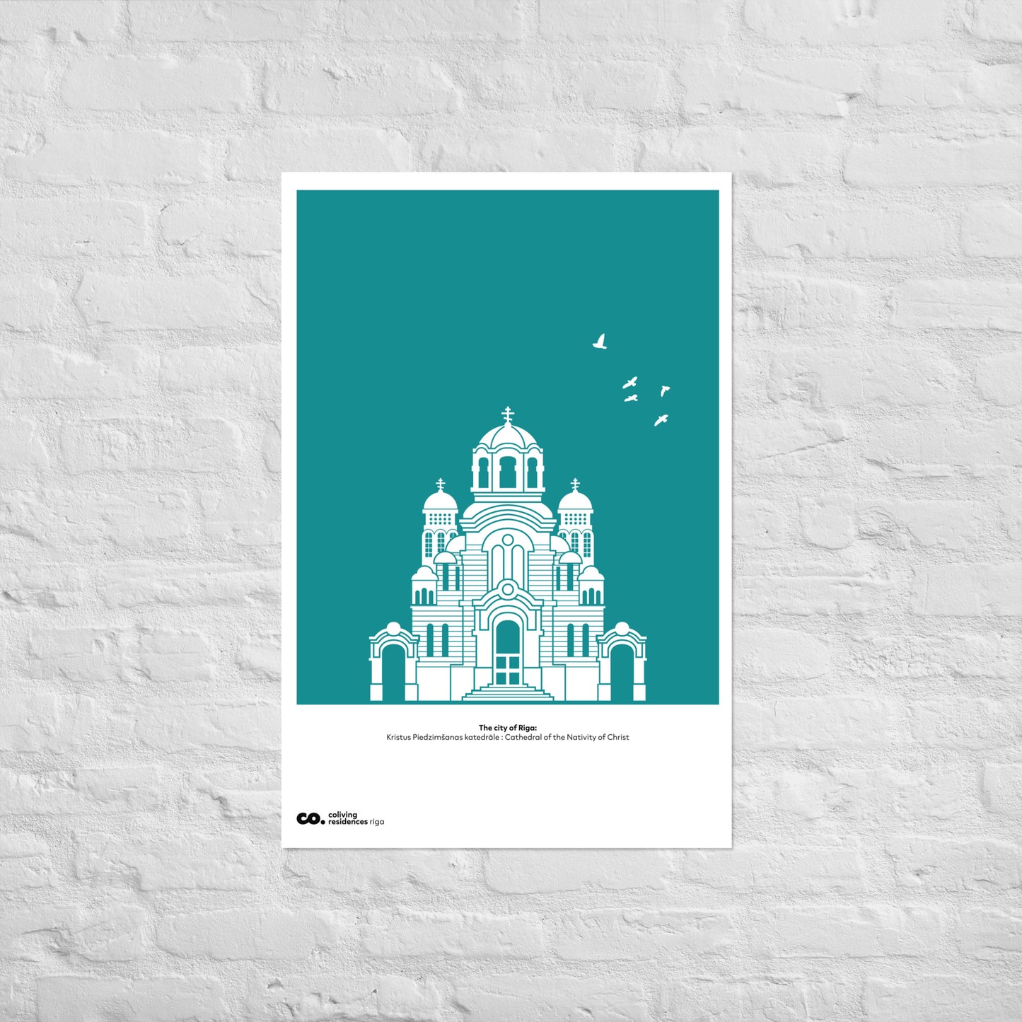 Poster of Nativity of Christ Cathedral in Riga