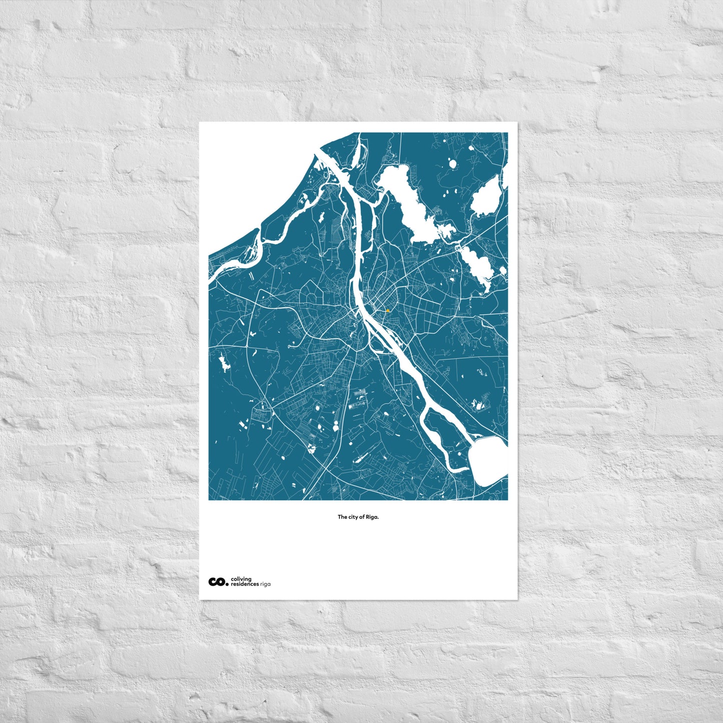 Riga Poster - City Map of Riga